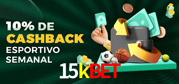 10% de bônus de cashback na 15kbet
